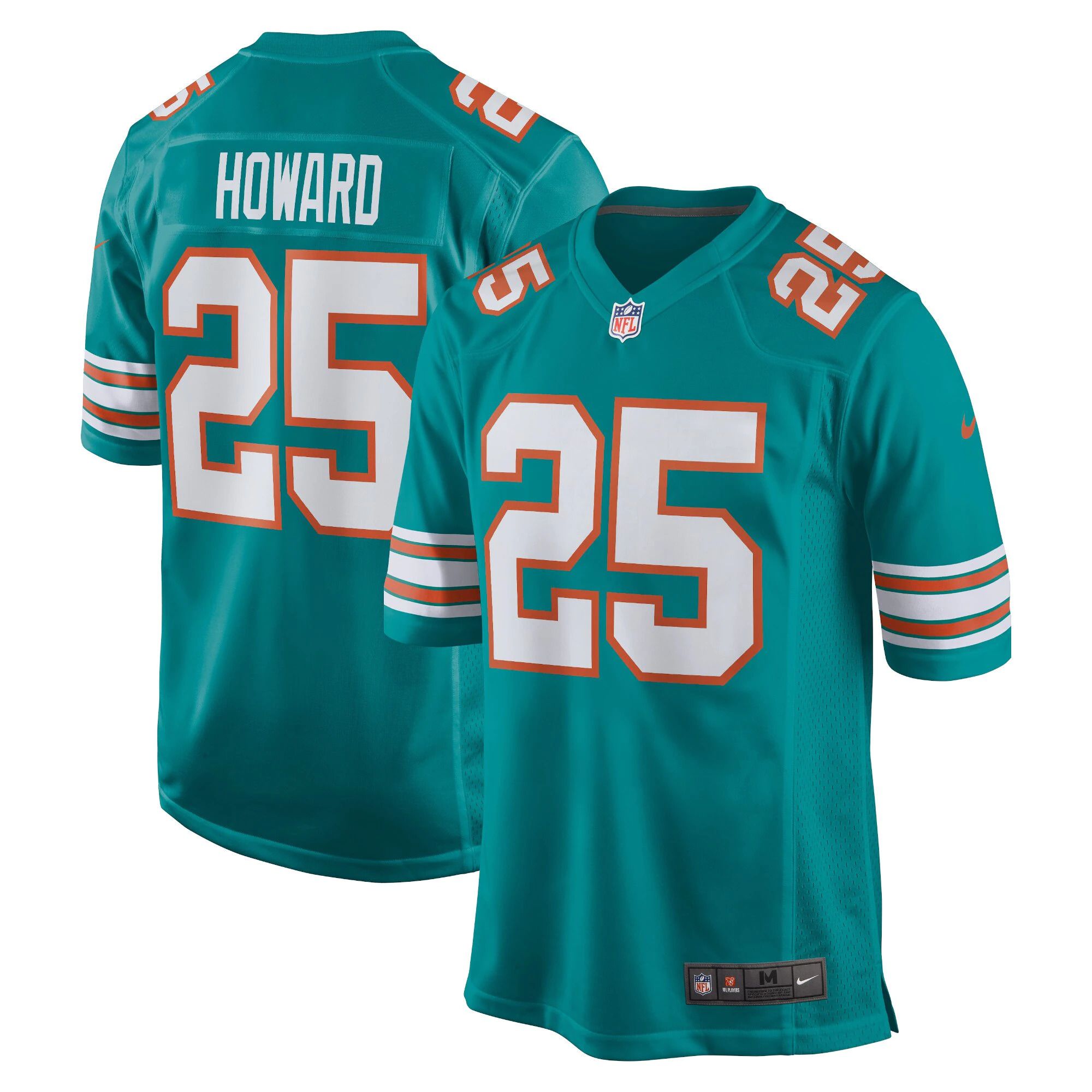 Men Miami Dolphins #25 Xavien Howard Nike Green Alternate Game NFL Jersey->miami dolphins->NFL Jersey